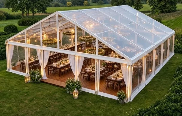 Luxury Glass Marquee Tent and Event Infrastructure Nairobi